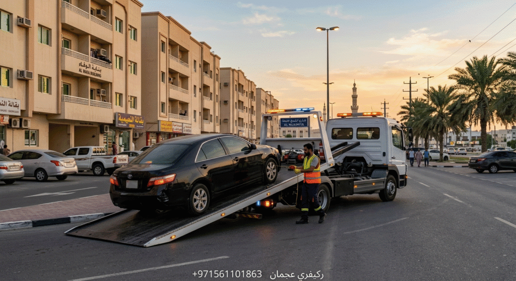 ونش قريب في النعيمية – وصول سريع